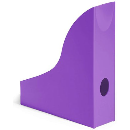 Durable Magazine Rack Document Holder Desk File Organiser, A4, Purple, Pack of 6