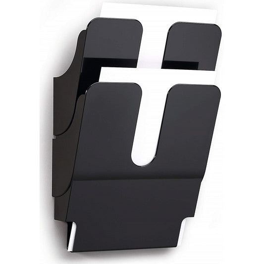 Durable FlexiPlus 2 Pocket A4 Literature Holder, Portrait, Black Easy2Order : 1709008060