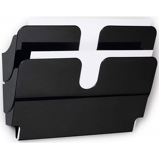 Durable FlexiPlus 2 Pocket A4 Literature Holder, Landscape, Black Easy2Order : 1709014060