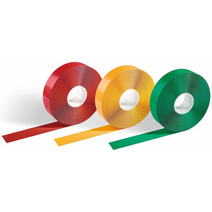 Durable Duraline Strong Slip-Resistant Floor Marking Tape, 50mm x 30m, Red