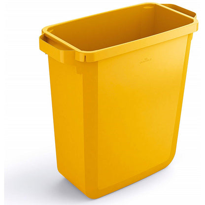 Durable Durabin Rectangular Food Safe Waste Recycling Bin, 60 Litre, Red