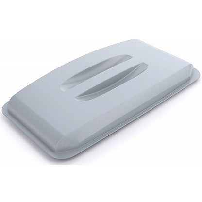 Durable Durabin Rectangular Bin Lid, Strong Food & Freezer Safe, 60 Litre, Blue