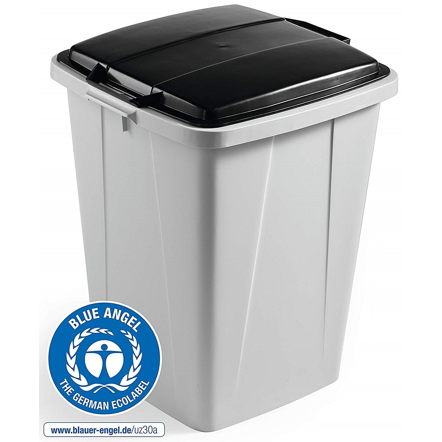 Durable Durabin Eco Recycled Plastic Square Bin Lid, 90 Litre, Black Easy2Order : 1800506221