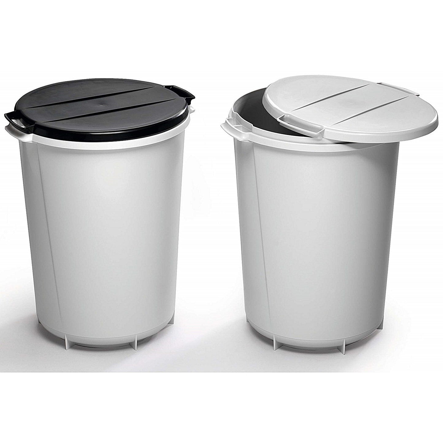 Durable Durabin Food & Freezer Safe Round Bin Base, Strong & Easy Grip Handles, 40 Litre, Grey Easy2Order : 1800519050
