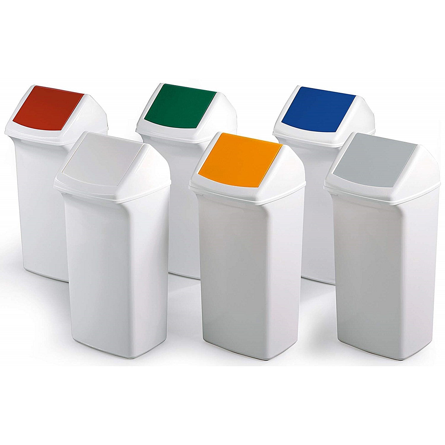 Durable Durabin Swing Lid for 40 Litre Square Bin, Yellow Easy2Order : 1801574013
