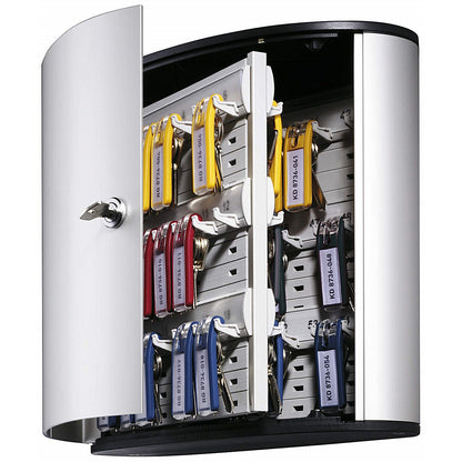 Durable Key Safe 54 Lock Box, Holds 54 Keys, Includes 6 Key Clips