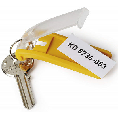 Durable Key Clip, Assorted, Pack of 6