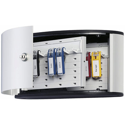 Durable Key Safe 12 Turn Lock Box, Holds 12 Keys, Includes 6 Key Clips