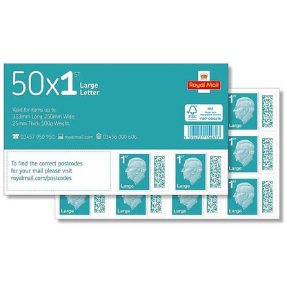Royal Mail 1st class stamps - Large 50