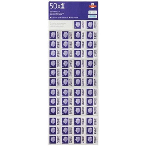 Royal Mail 1st class postage stamps – 50 per pack