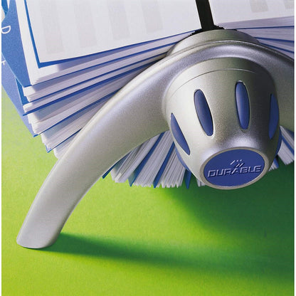 Durable Telindex Rotary Address Card Holder File, 500 Cards & A-Z Index, Black