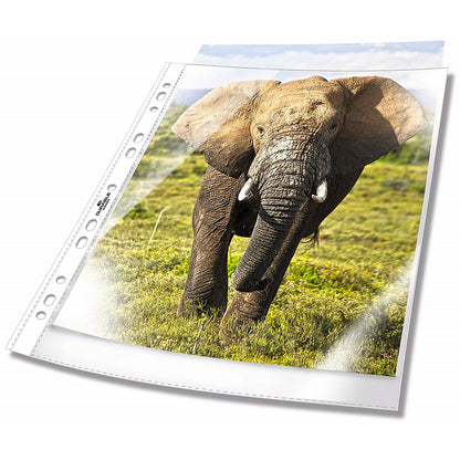 Durable A4 Business Punched Pockets Sleeve Wallets, Clear, Pack of 1000