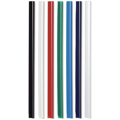 Durable Spinebar, 3mm, Up to 30 A4 Sheets, Black, Pack of 100
