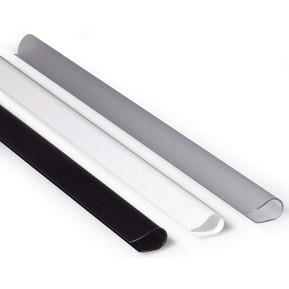 Durable Spinebar, 9mm, Up to 80 A4 Sheets, Clear, Pack of 25