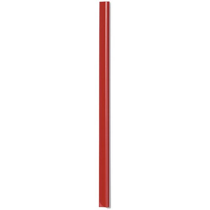 Durable Spinebar, 6mm, Up to 60 A4 Sheets, Red, Pack of 50
