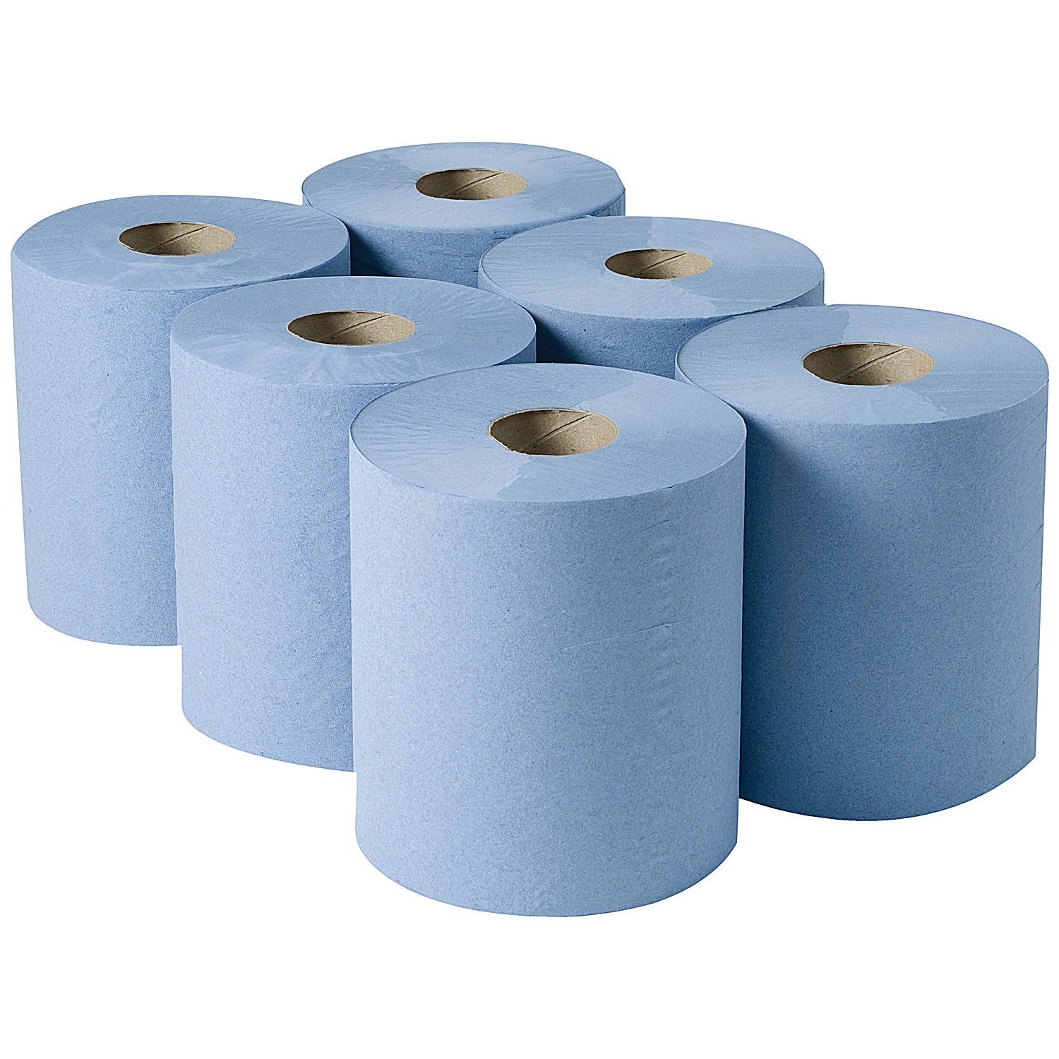 Blue 2work 2Work 3-Ply Centrefeed Roll, 135m, Blue, Pack of 6 – Easy2order.co.uk