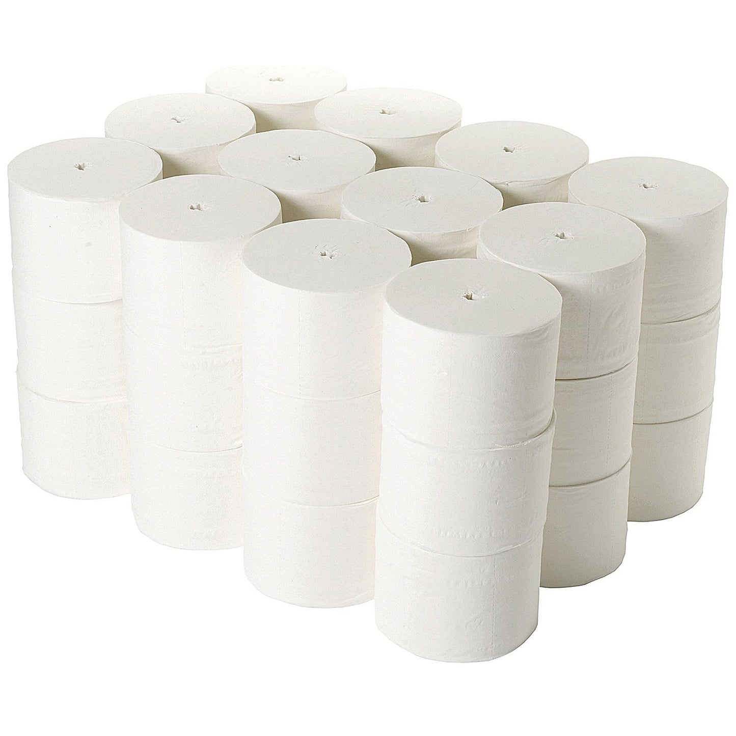 2Work Micro Twin Coreless Toilet Rolls, 2-Ply, 800 Sheets, Pack of 36 Easy2Order : 2W00697