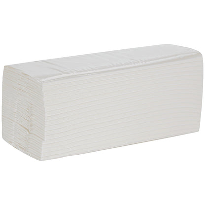 2Work Z-Fold Hand Towel 2-Ply 240x203mm White (Pack of 2250) 2W00950