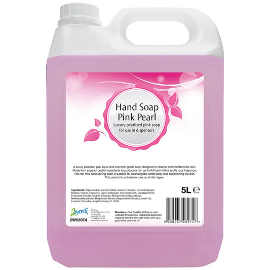 2Work Pink Pearl Hand Wash, 5 Litre