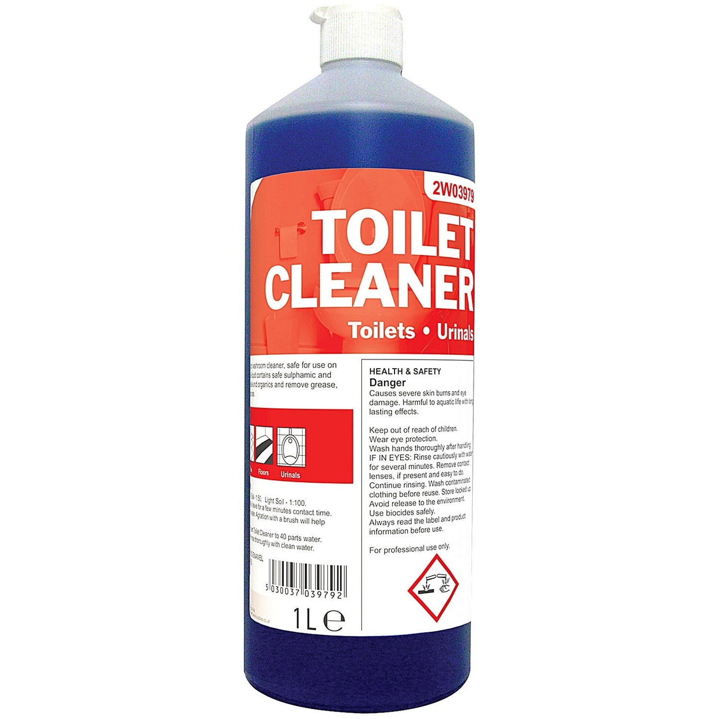 2Work Daily Use Toilet Cleaner, 1 Litre Easy2Order : 2W03979
