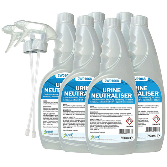 2Work Urine Neutraliser, 750ml, Pack of 6 Easy2Order : 2W07246