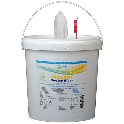 2Work Virucidal Multi Surface Wipes, Pack of 400 Easy2Order : 2W07536
