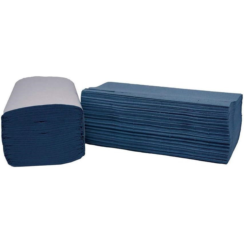 2Work 1-Ply I-Fold Hand Towels, Blue, Pack of 3510