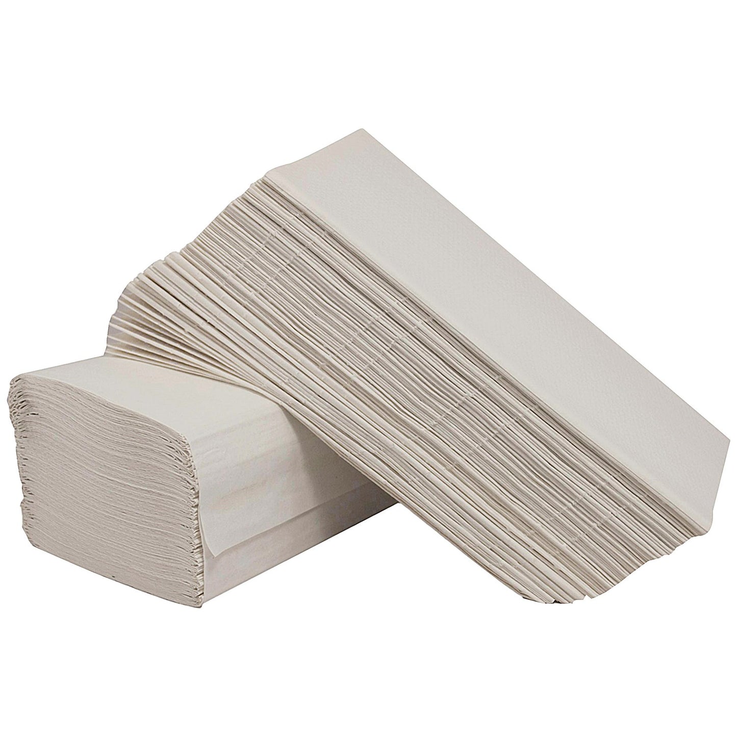 2Work 1-Ply I-Fold Hand Towels, White, Pack of 3600