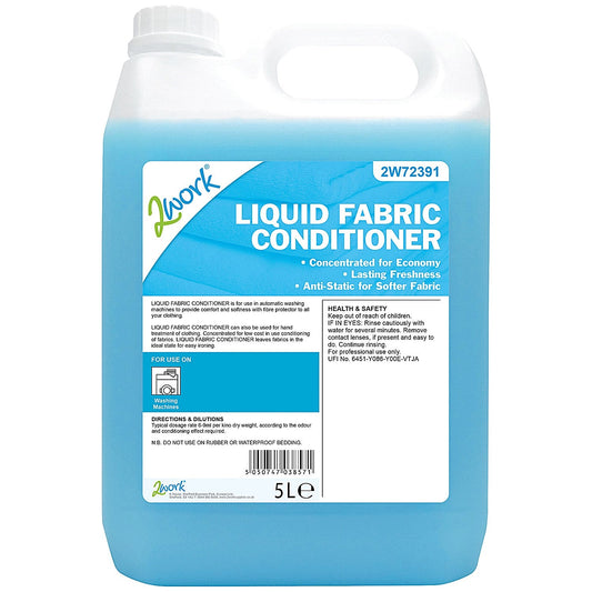 2Work Fabric Conditioner, 5 Litres Easy2Order : 2W72391