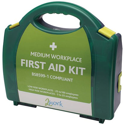 2Work BSI Compliant First Aid Kit Medium