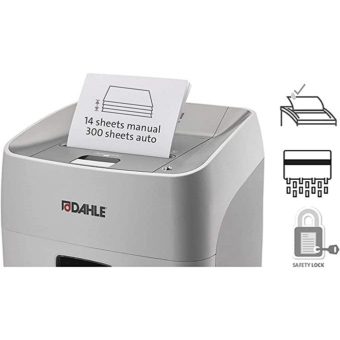 Dahle Shredmatic PS300 Document Shredder, Cross-Cut, 40 Litre Easy2Order : 35314-16595