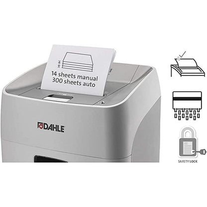Dahle Shredmatic PS300 Document Shredder, Cross-Cut, 40 Litre Easy2Order : 35314-16595