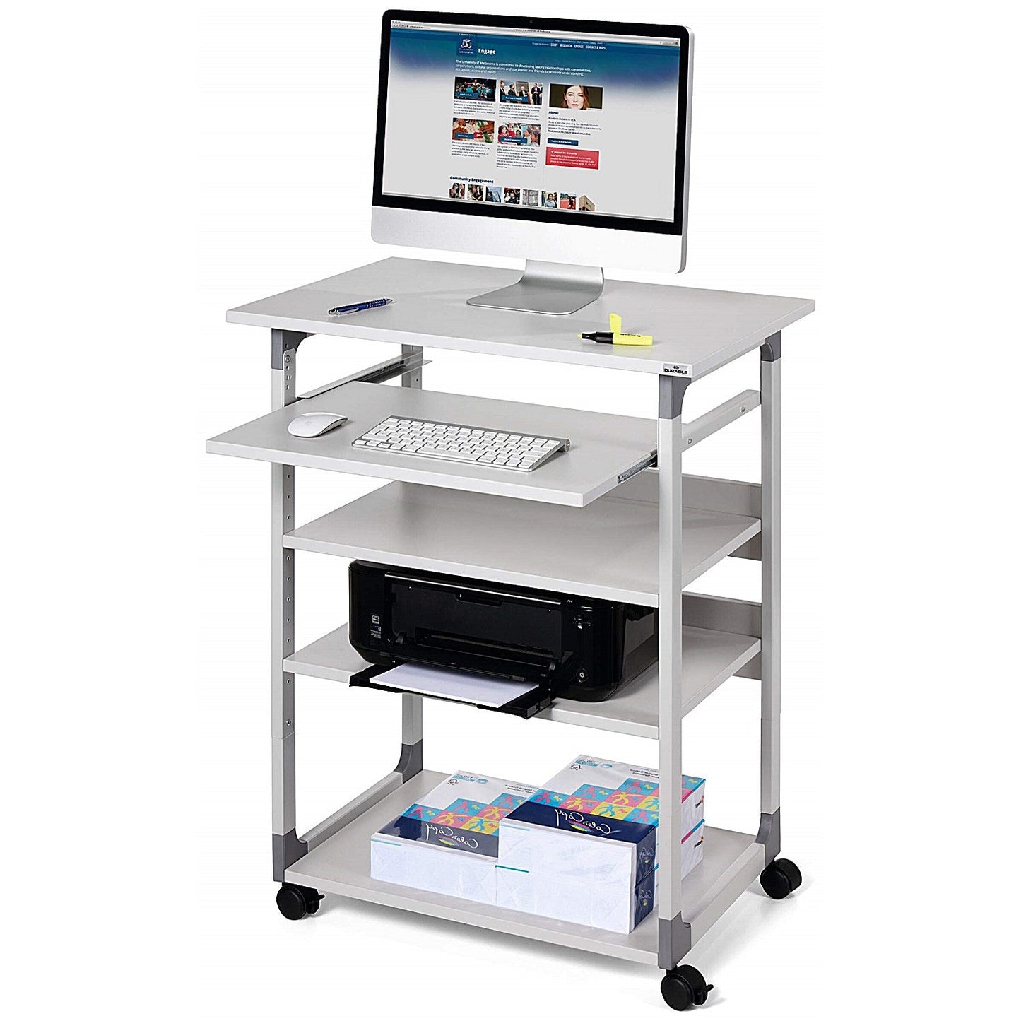 Durable System Computer Trolley Easy2Order : 372010
