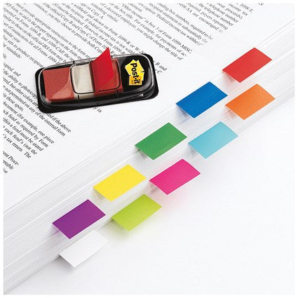 Post-it Index Flags, 25 x 43mm, Red, Pack of 12(600 Flags in total)