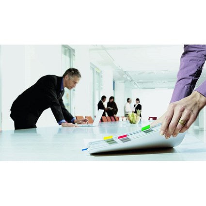 Post-it Index Flags, 25 x 43mm, Green, Pack of 12(600 Flags in total)