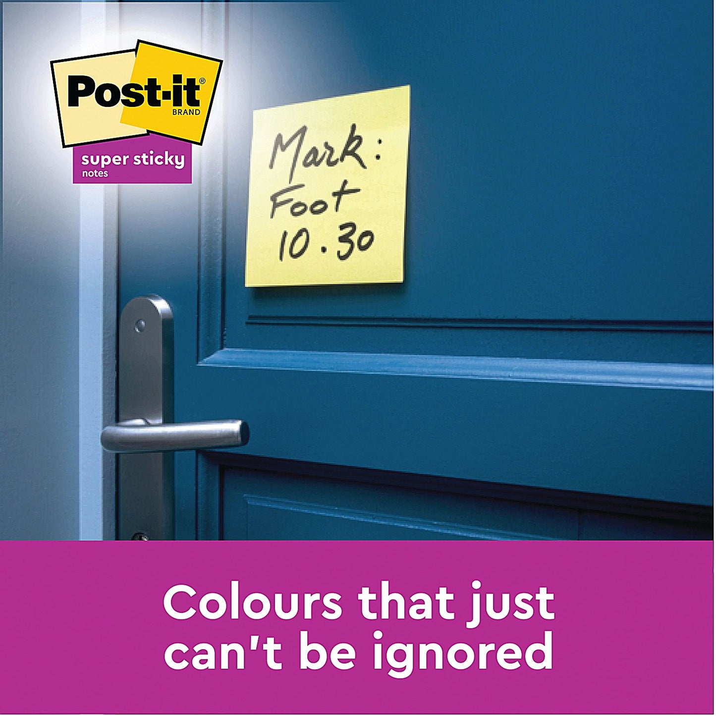 Post-it Super Sticky Notes Value Pack, 47.6 x 47.6mm, Yellow, Pack of 12 x 90 Notes