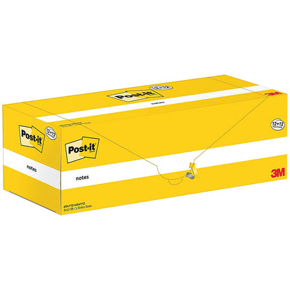 Post-it Notes Value Display Pack, 76 x 76mm, Yellow, Pack of 24 x 100 Notes