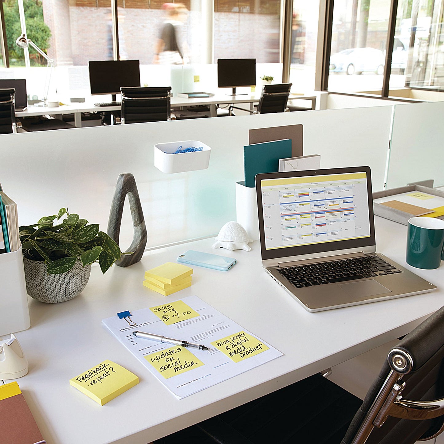 Post-it Notes Display Pack, 76 x 127mm, Yellow, Pack of 12 x 100 Notes