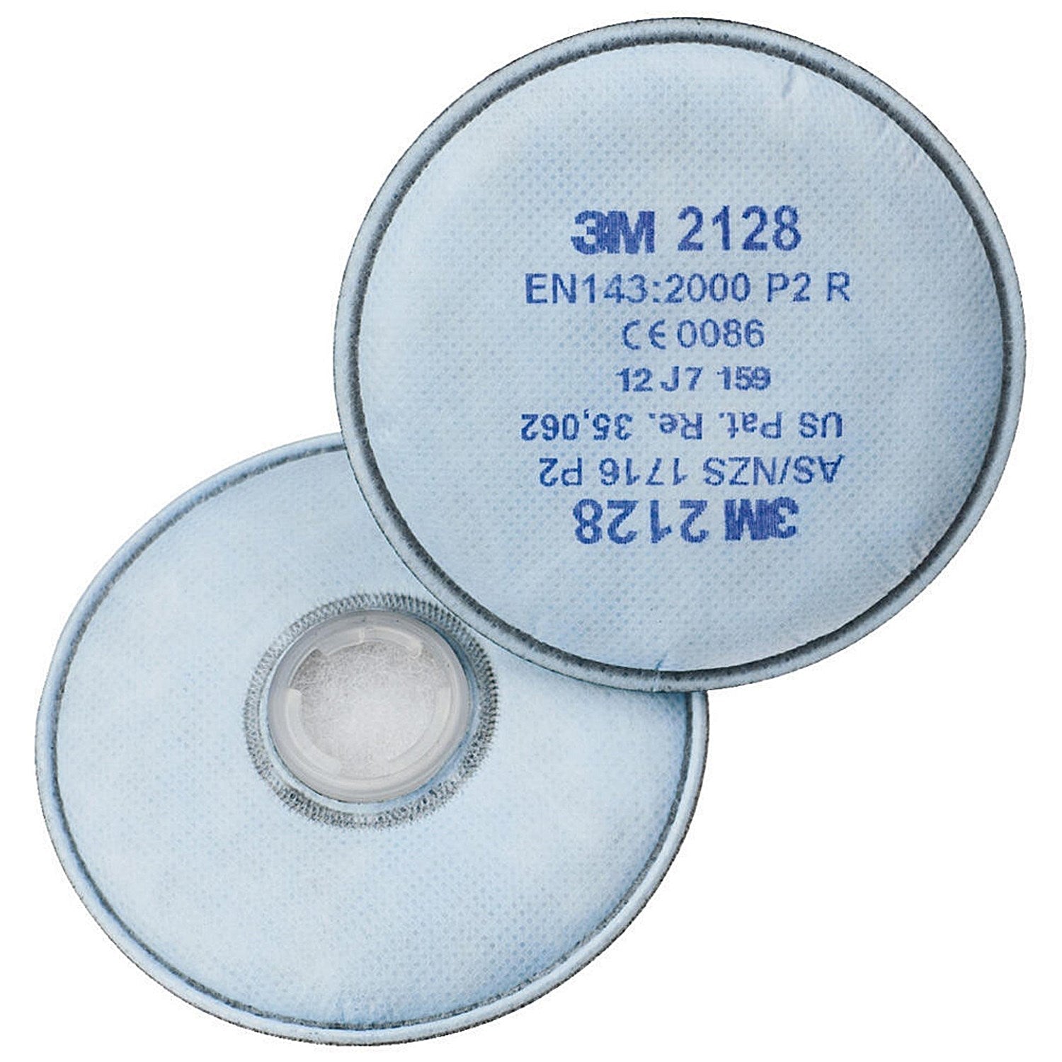 3M P2R Filter Pairs Bayonet Fitting System White 2128 (Pack of 20) Easy2Order : 3M2128