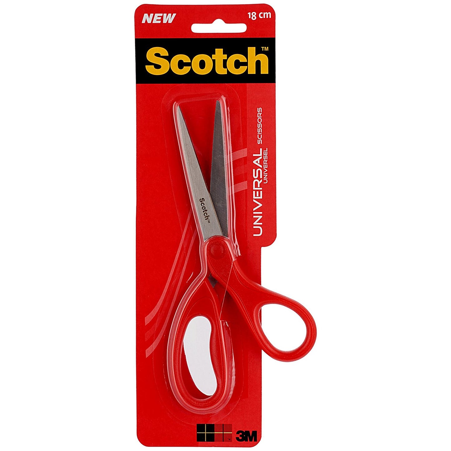 Scotch Universal Scissors, Stainless Steel, Ambidextrous, 180mm