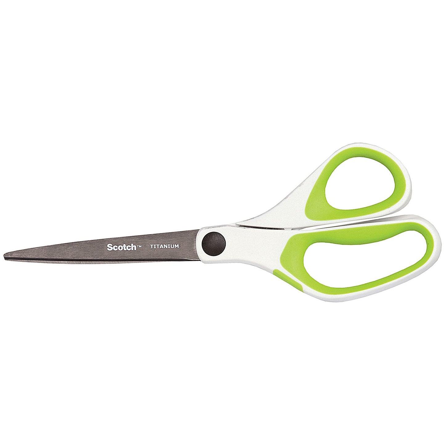 Scotch Titanium Scissors, Ambidextrous, Comfort Handles, 200mm, Green