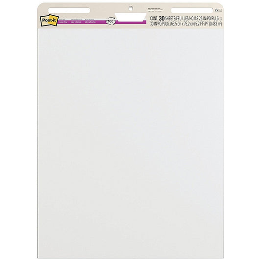 Post-It Super Sticky Self Stick Meeting Chart 30 Sheets Per Pad 635x762mm (Pack of 2) Easy2Order : 3M28247