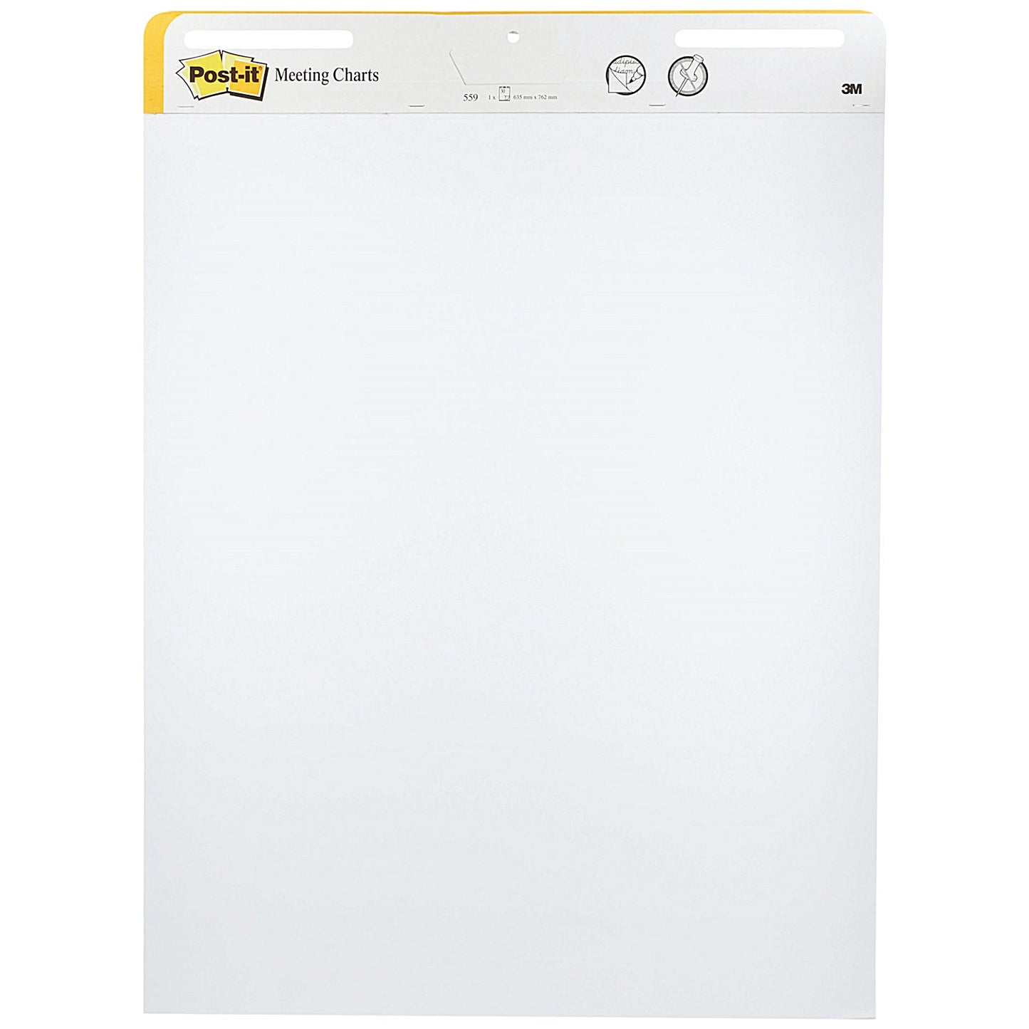 Post-It Meeting Chart, Self-Adhesive, 30 Sheets, A1, Pack of 2
