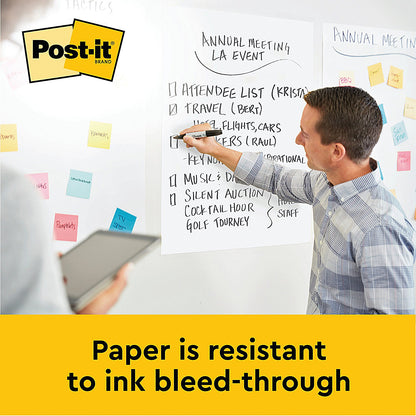 Post-It Meeting Chart, Self-Adhesive, 30 Sheets, A1, Pack of 2