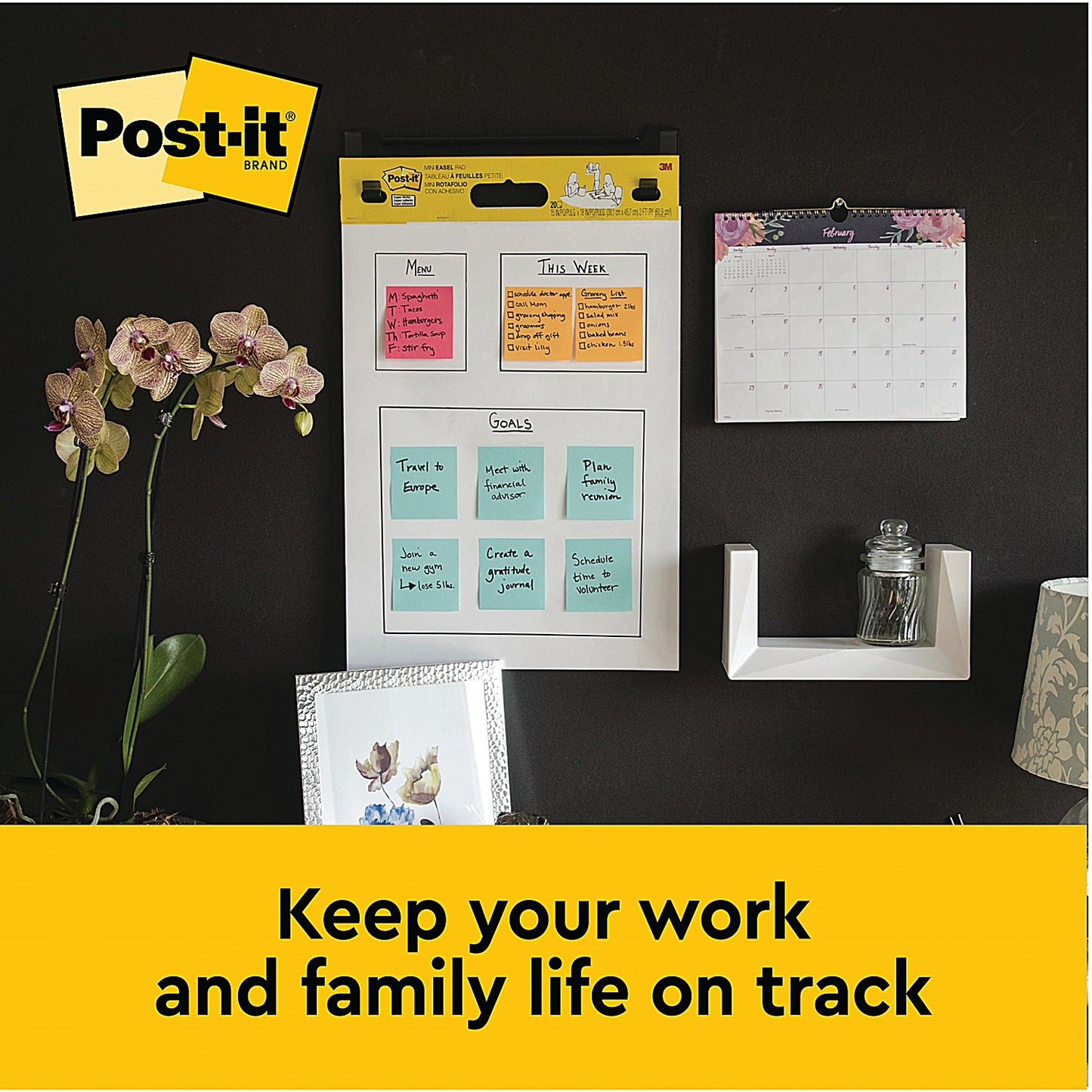 Post-It Meeting Chart, Self-Adhesive, 30 Sheets, A1, Pack of 2