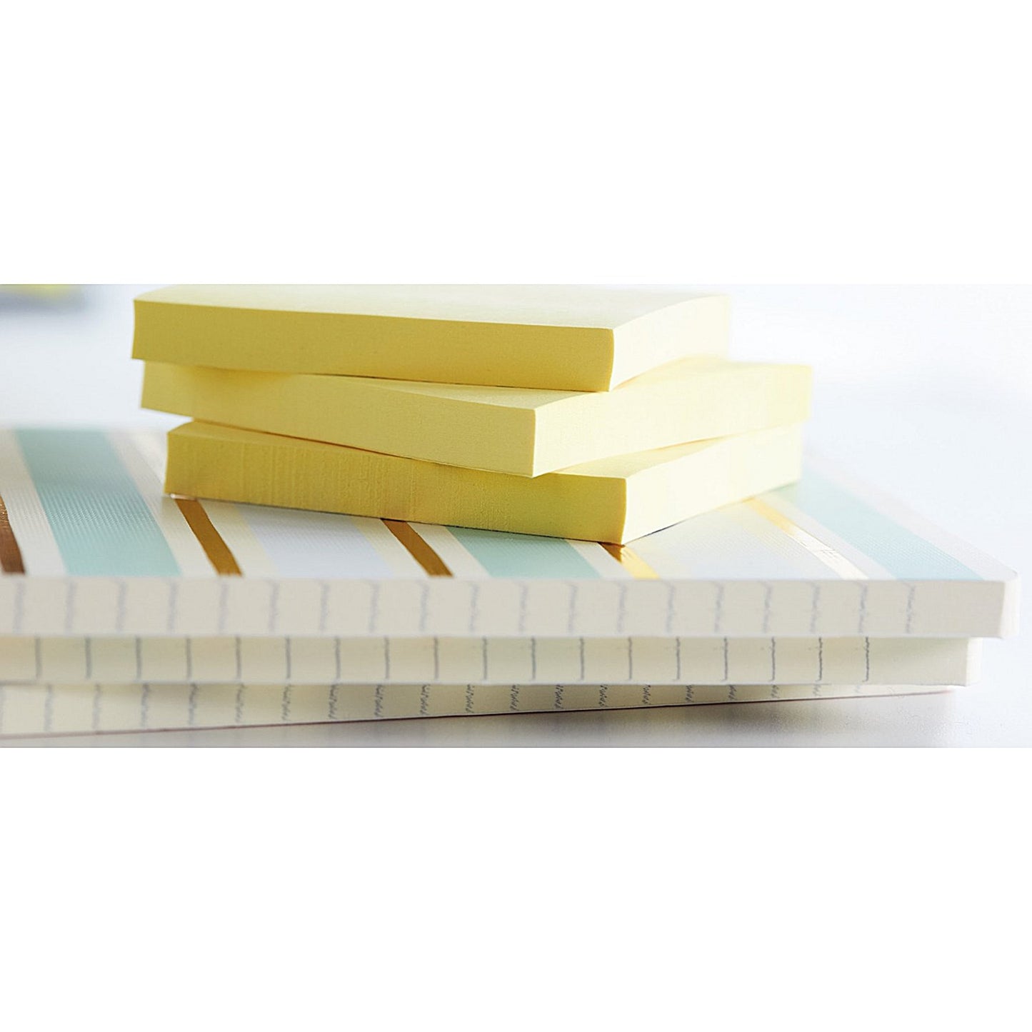 Post-it Recycled Notes, 76x127mm, 100 Sheets, Canary Yellow, Pack of 16