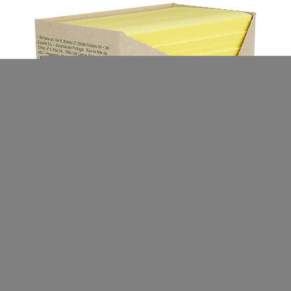 Post-it Recycled Notes, 76x127mm, 100 Sheets, Canary Yellow, Pack of 16