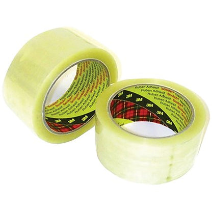 Scotch Packaging Tape, Low Noise, 50mmx66m, Clear, Pack of 6