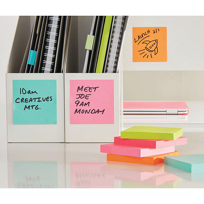 Post-it Notes Colour Cube, 76 x 76mm, Pastel Blue, 450 Notes per Cube