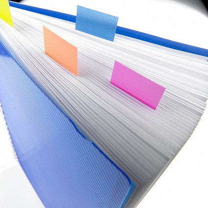 Post-it Index Tabs Dispenser with Orange Tabs, 25 x 43mm, Pack of 2(100 Flags in total)